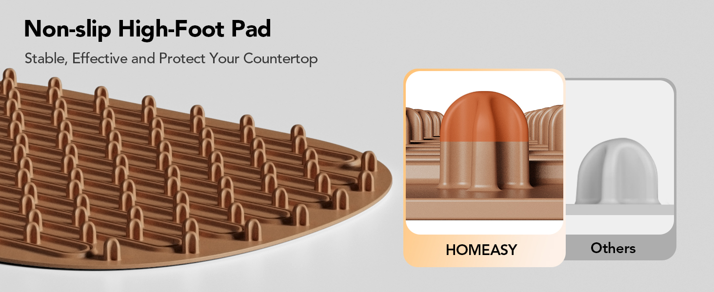 HOMEASY Electric Food Warmer Brown