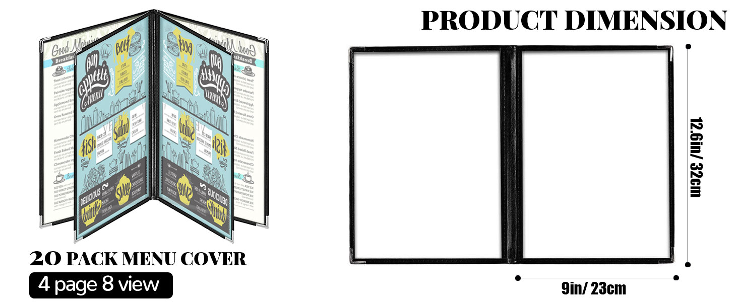 menu covers 8.5 x 11