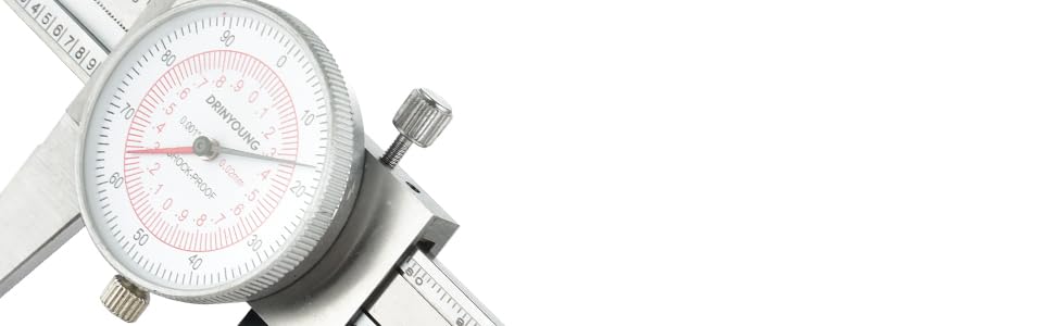 Two-way shockproof high precision dial