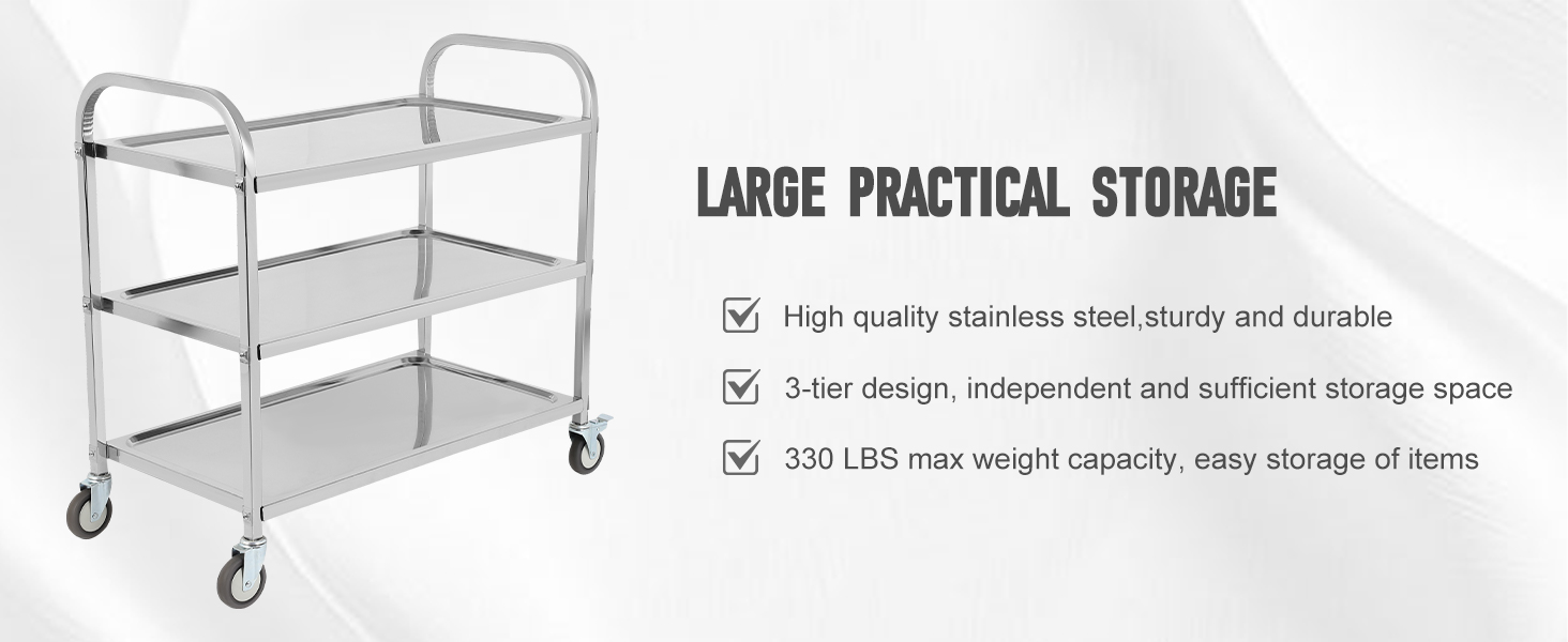 stainless steel cart