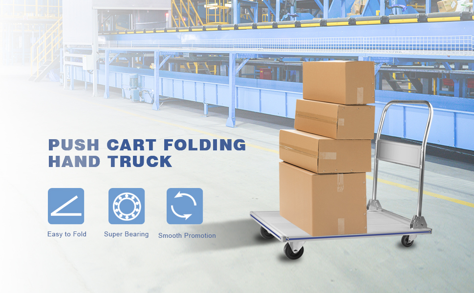 Platform Truck Folding Aluminum Platform Cart