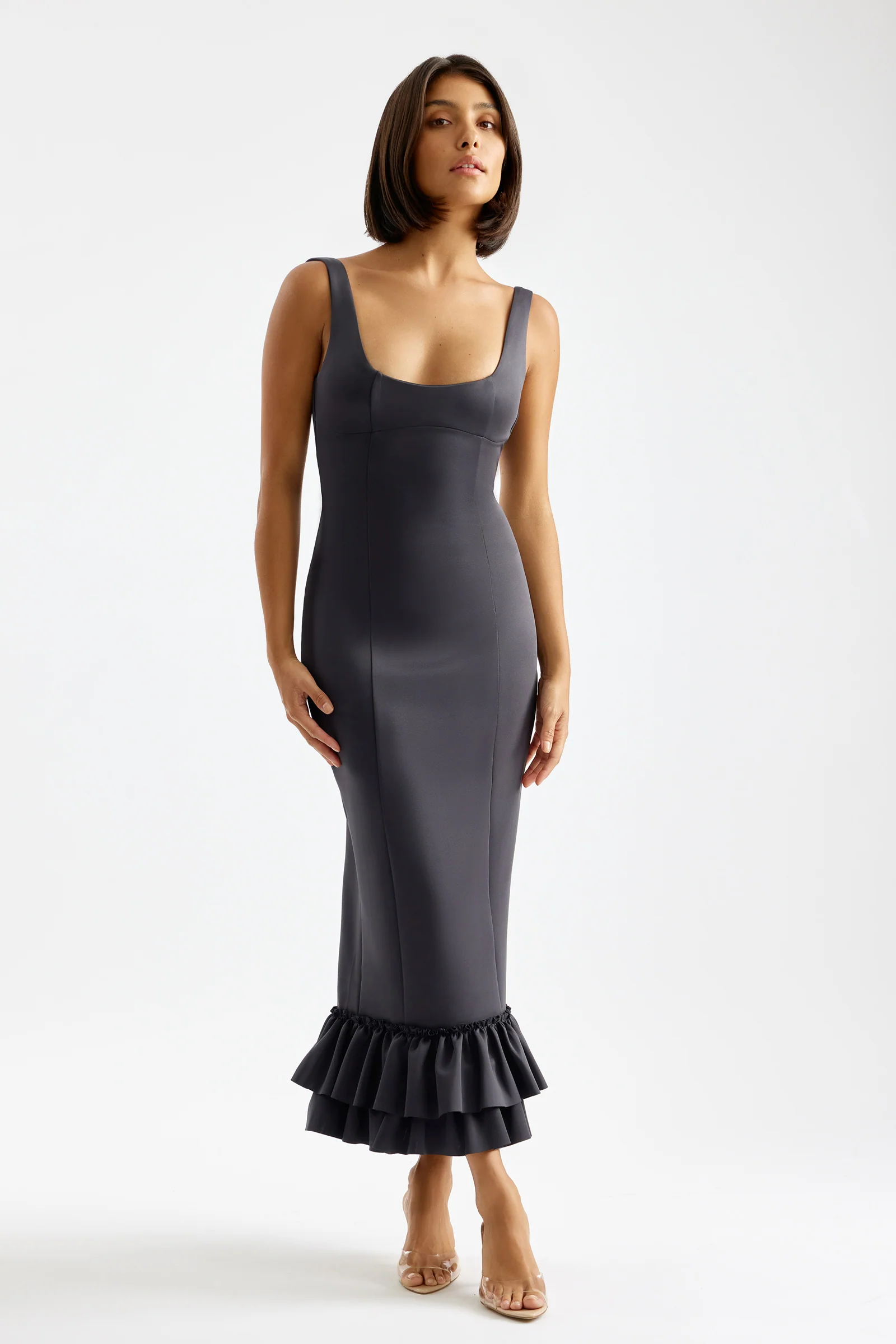 Lolita Dress - Charcoal - Poueer