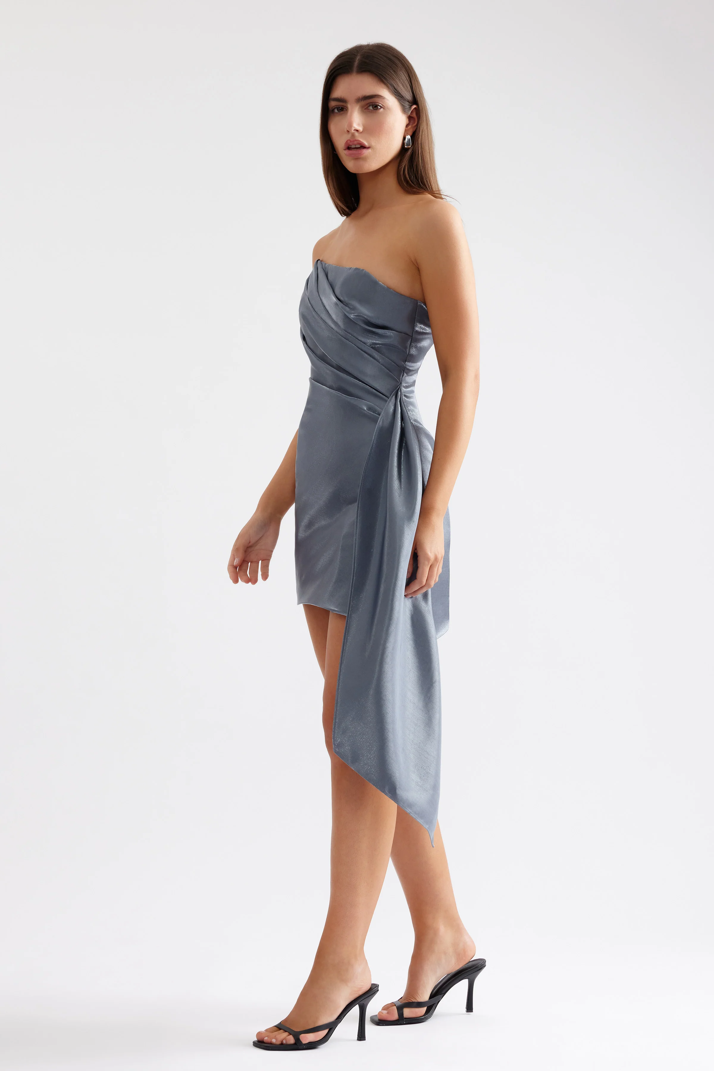 Lena Dress - Steel - Poueer
