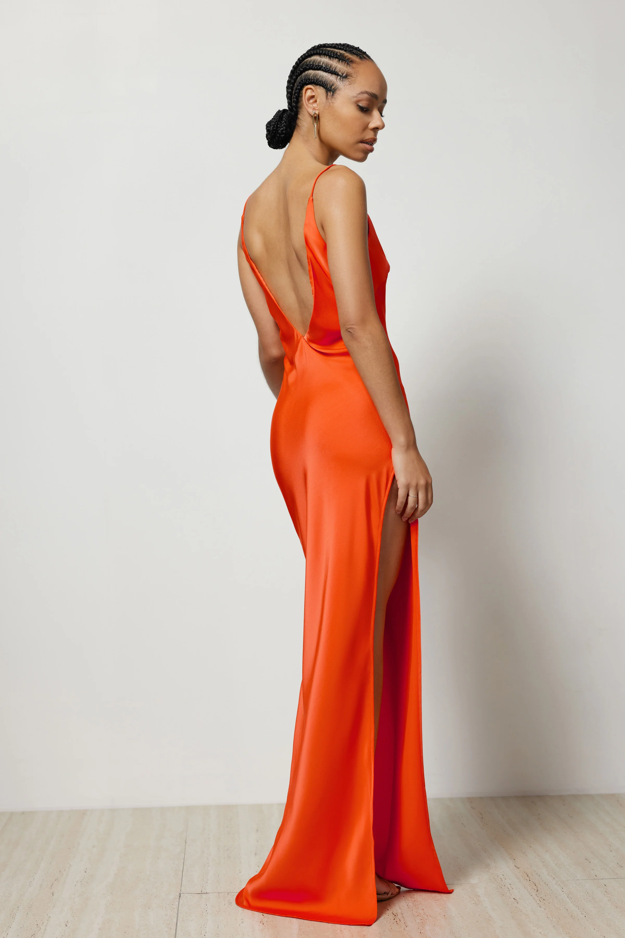 Gaia Dress - Tangelo - Poueer