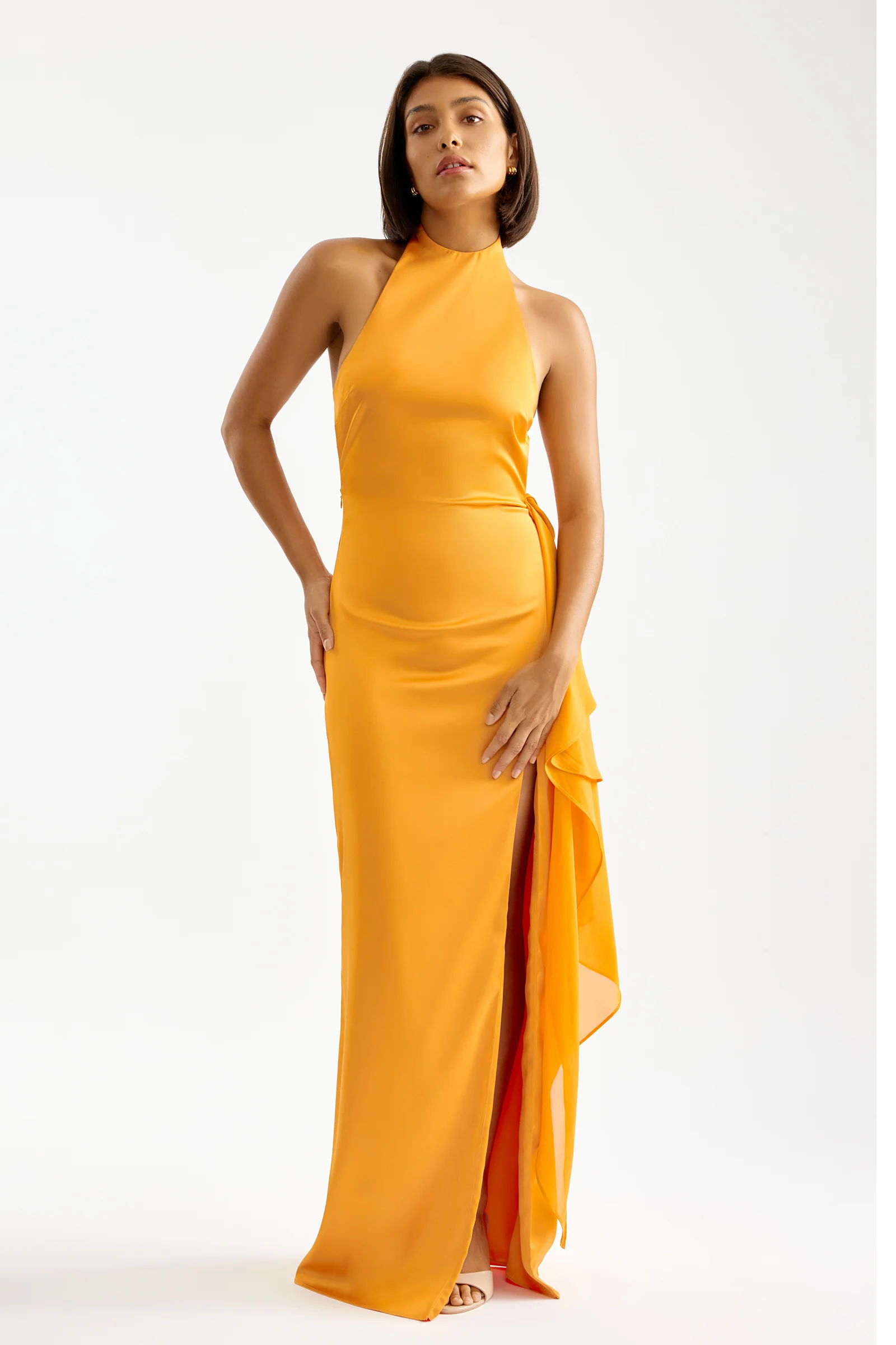 Mona Dress - Orange - Poueer