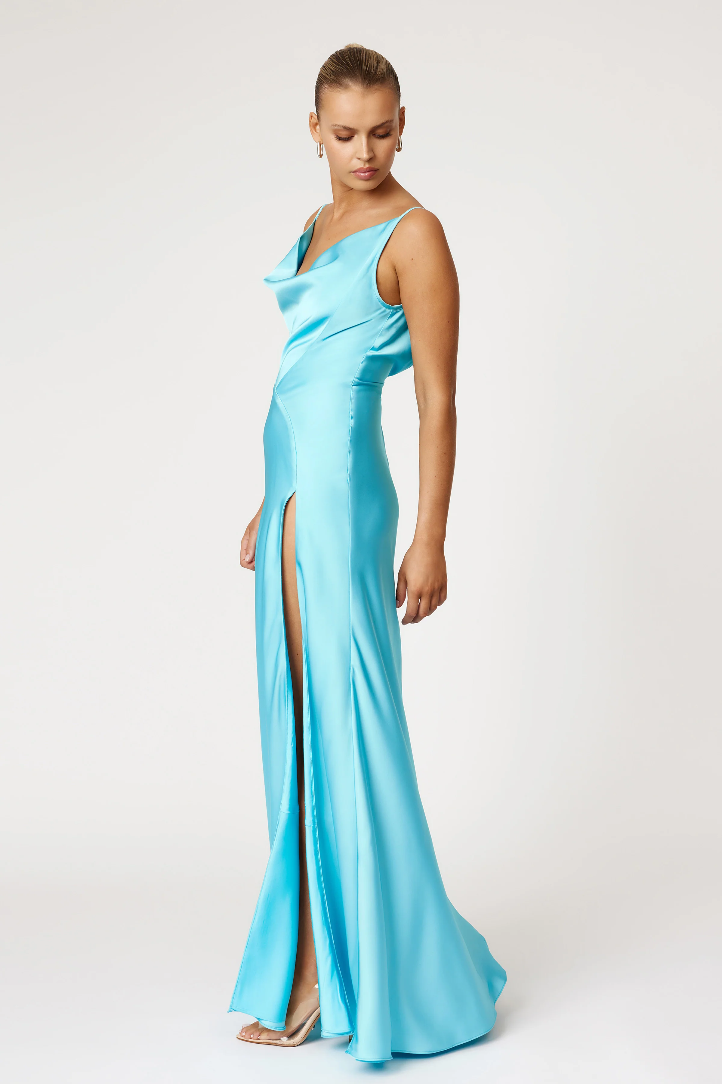 Monroe Dress - Lagoon Blue - Poueer