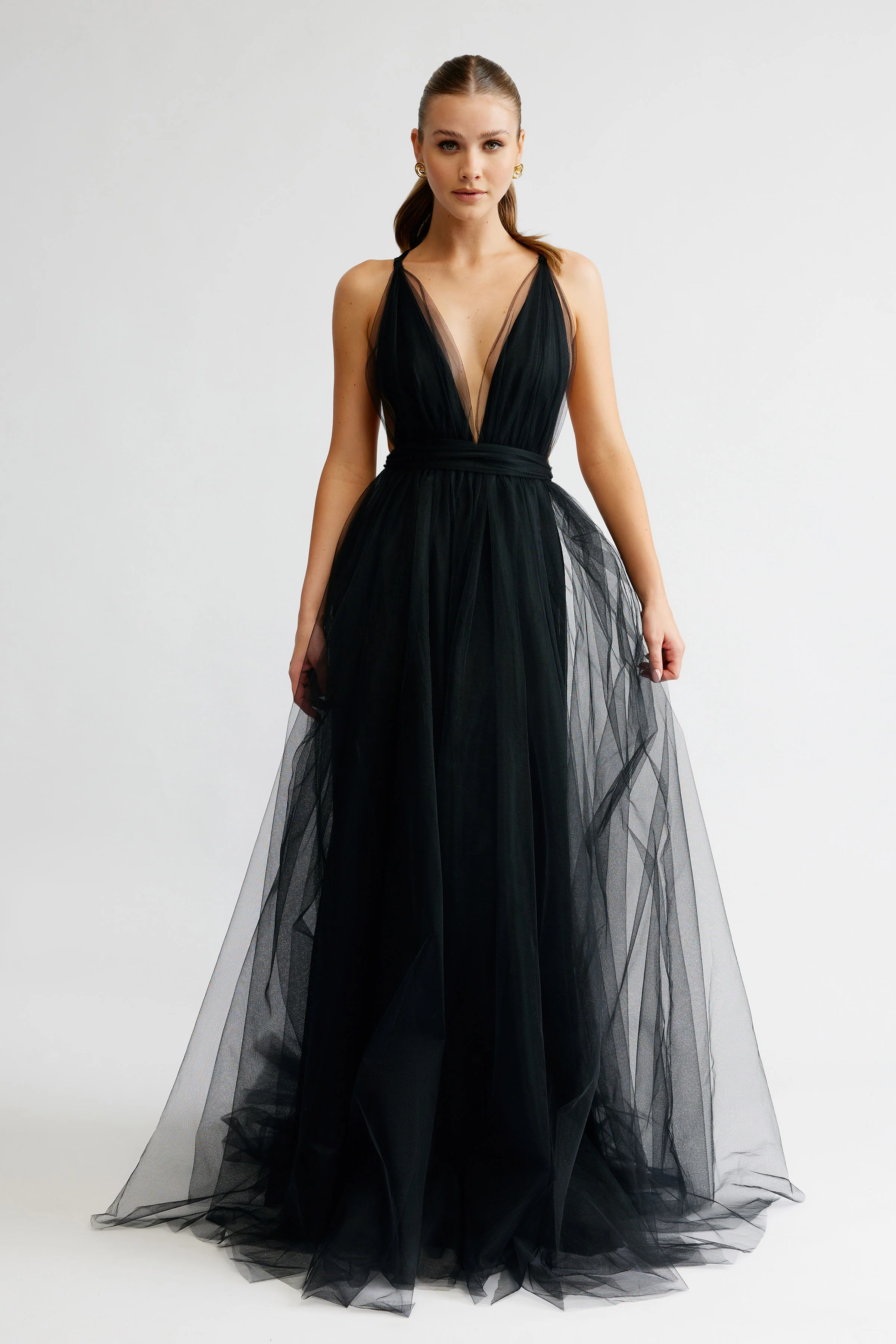 Cynthia Dress - Black - Poueer