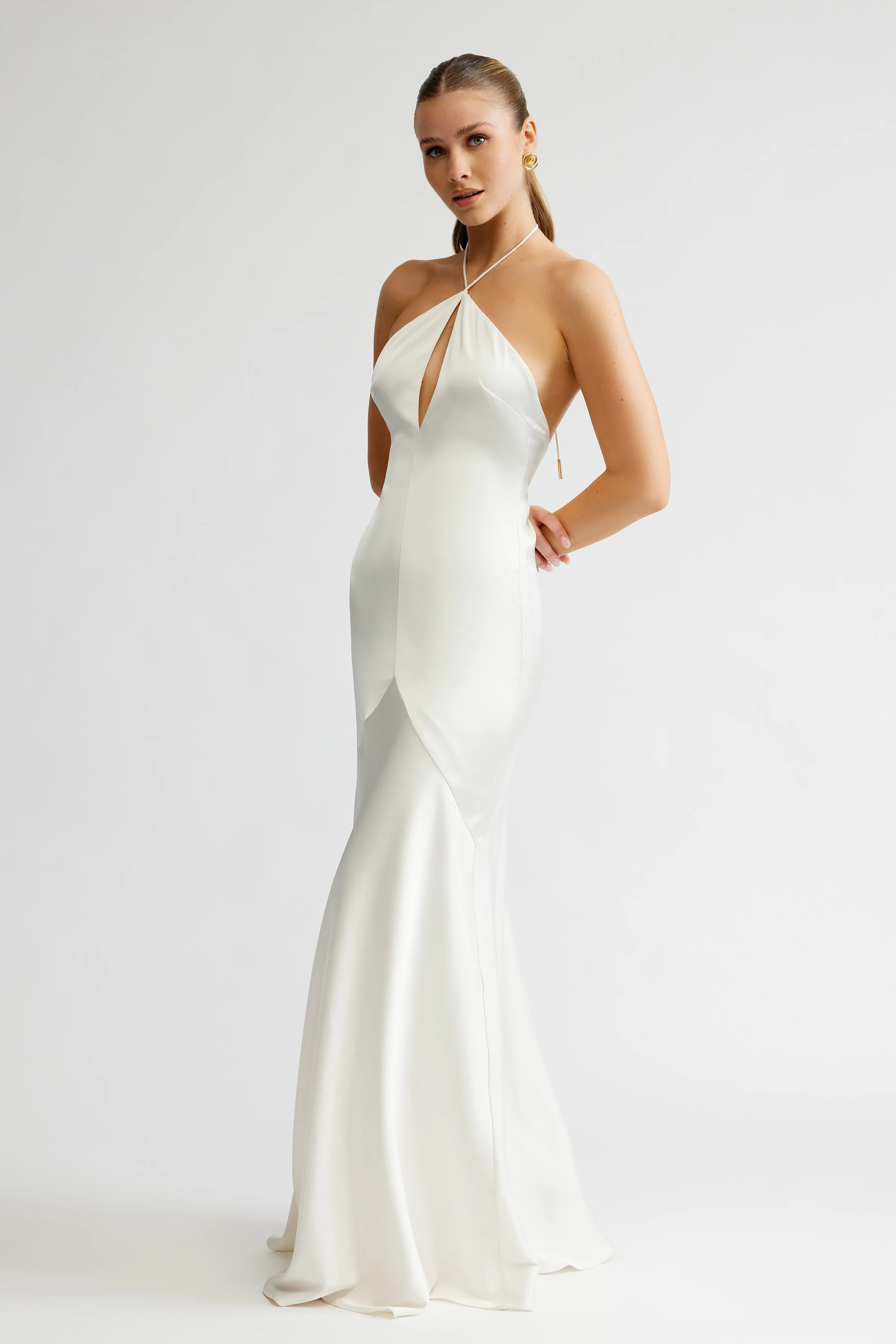 Maia Dress - Oyster - Poueer