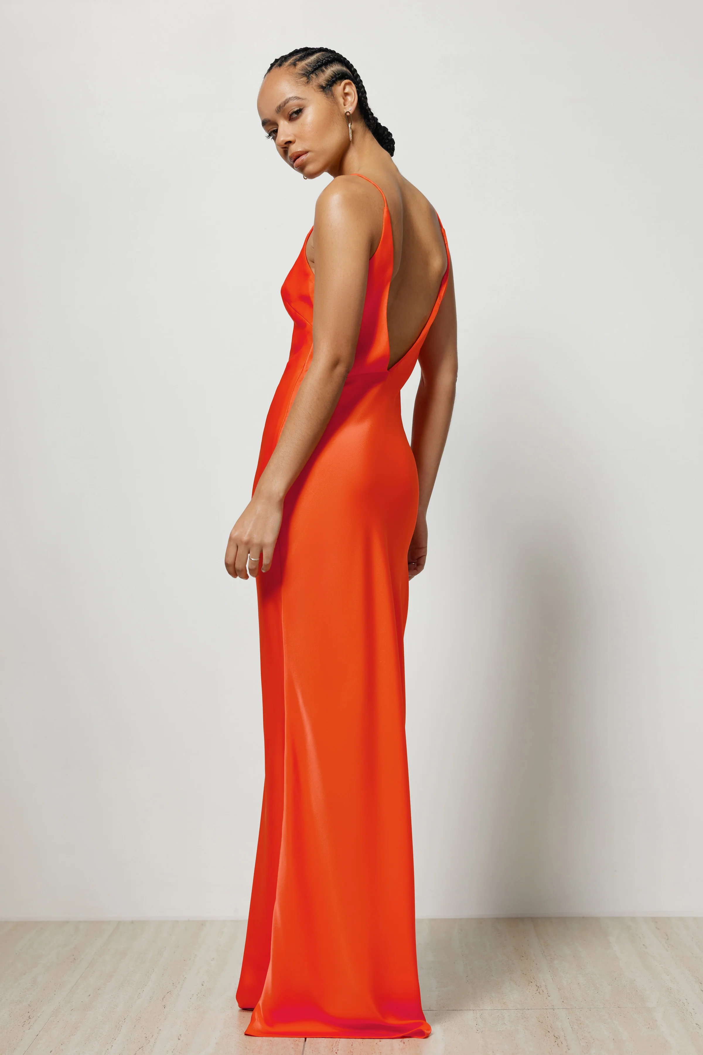 Gaia Dress - Tangelo - Poueer