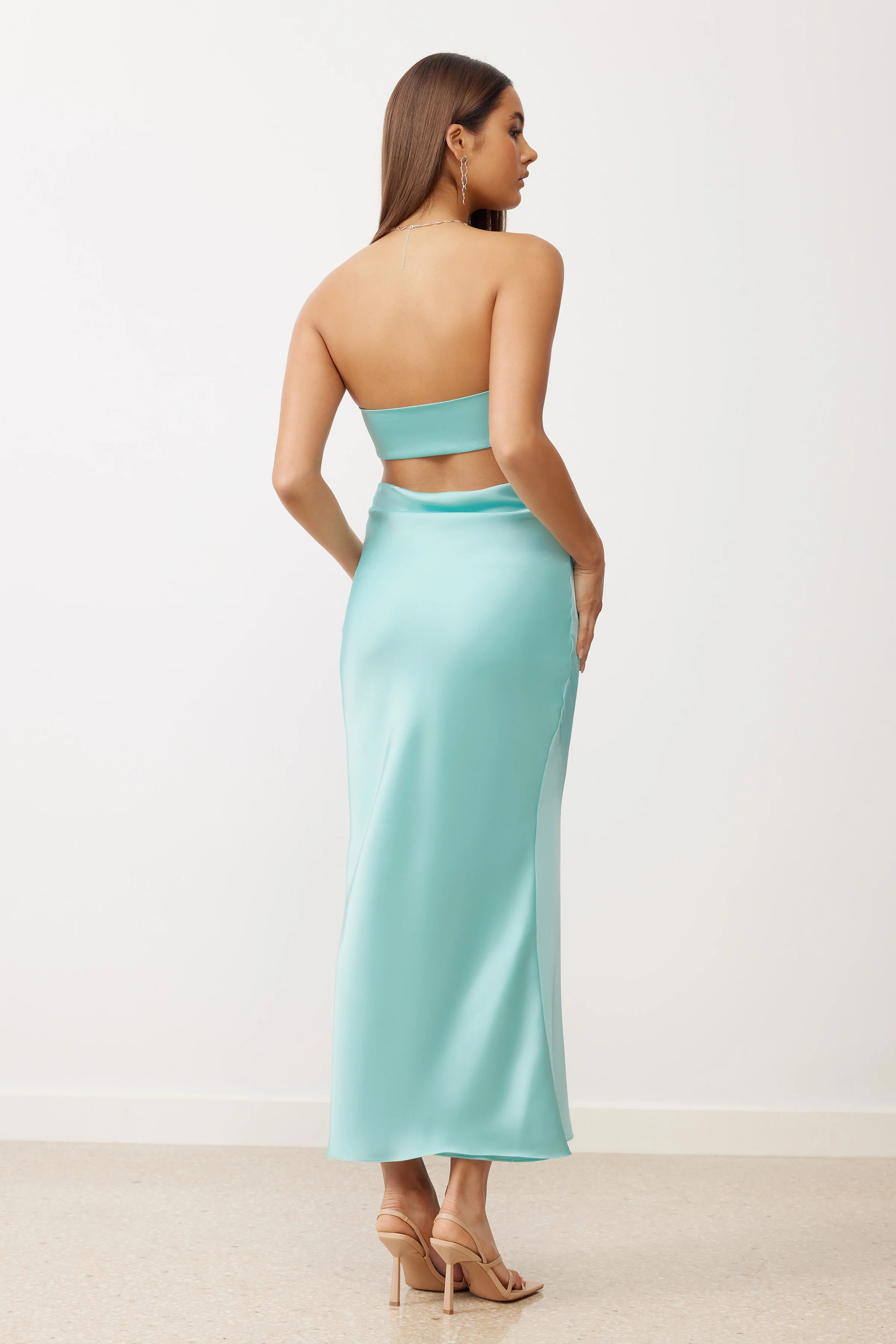 Indra Dress - Aquamarine - Poueer