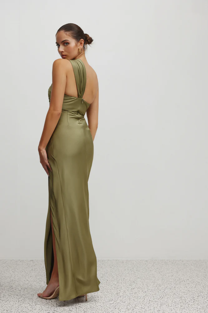 Josefina Dress - Moss - Poueer