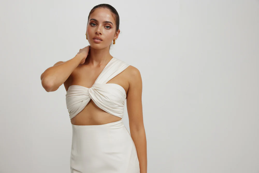 Josefina Dress - Oyster - Poueer