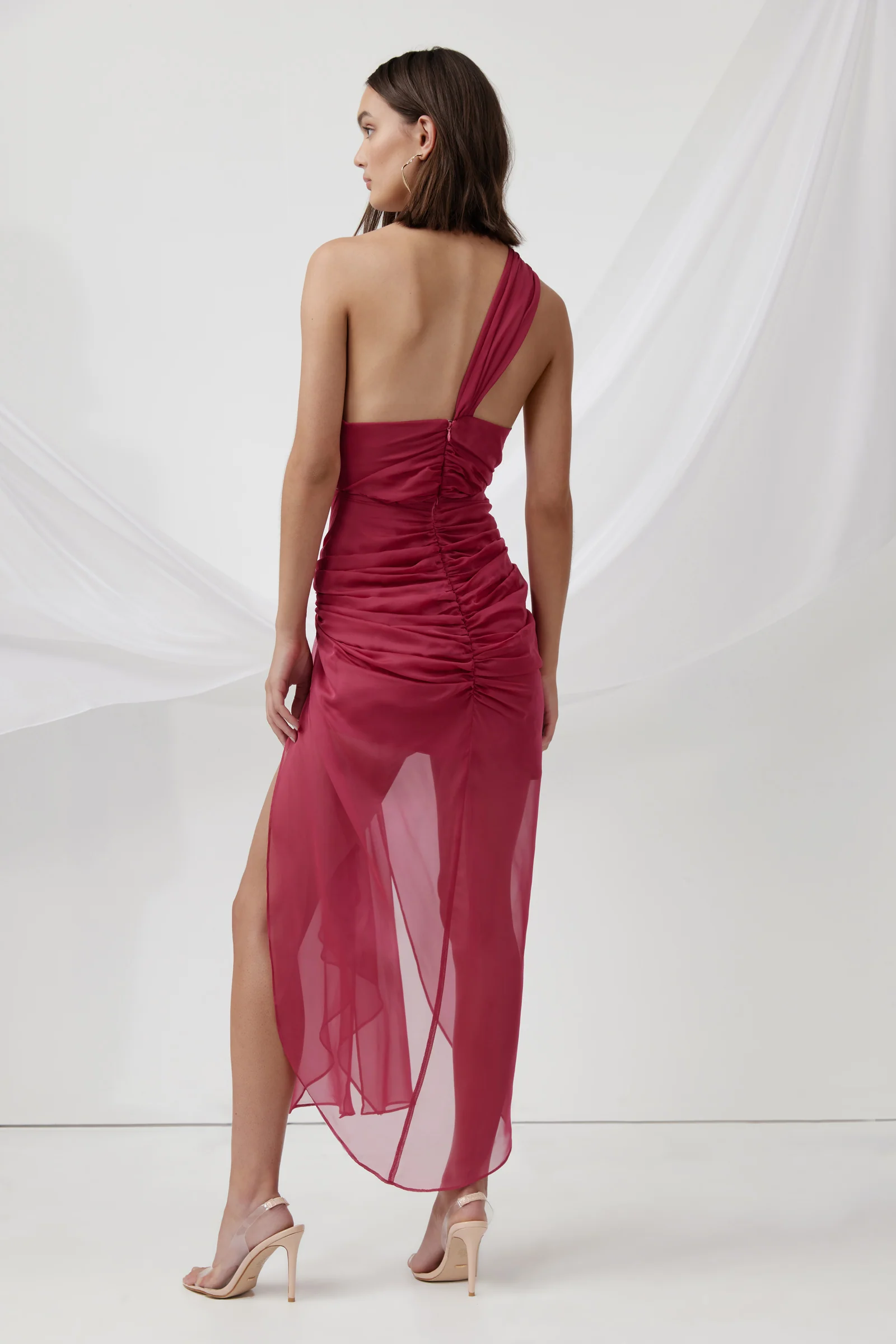 Lotus Dress - Raspberry - Poueer
