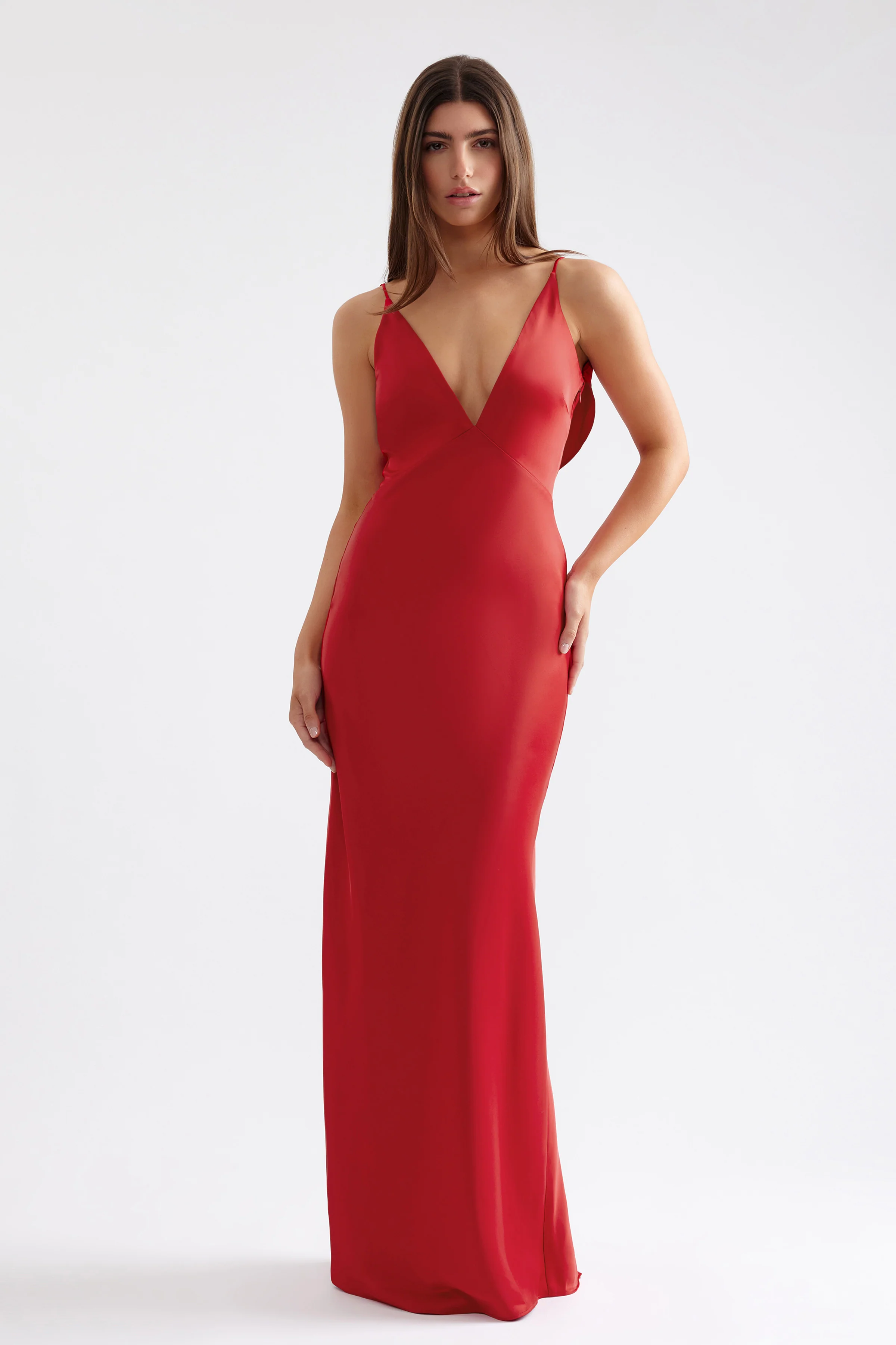 Diana Dress - Scarlet - Poueer