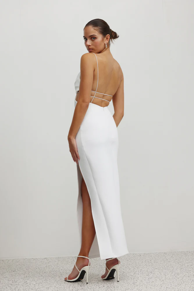 Neptune Dress - White - Poueer