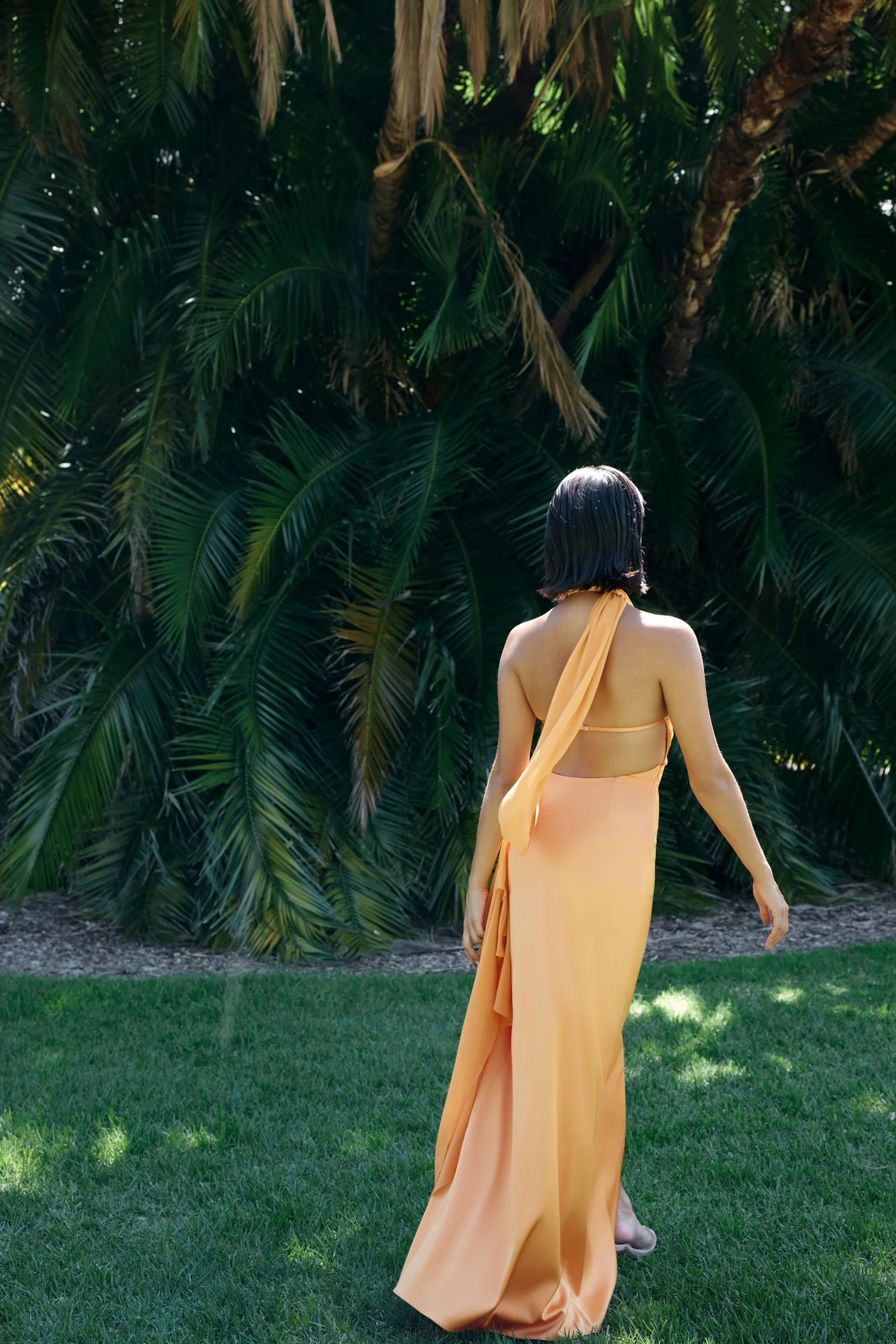 Mona Dress - Orange - Poueer