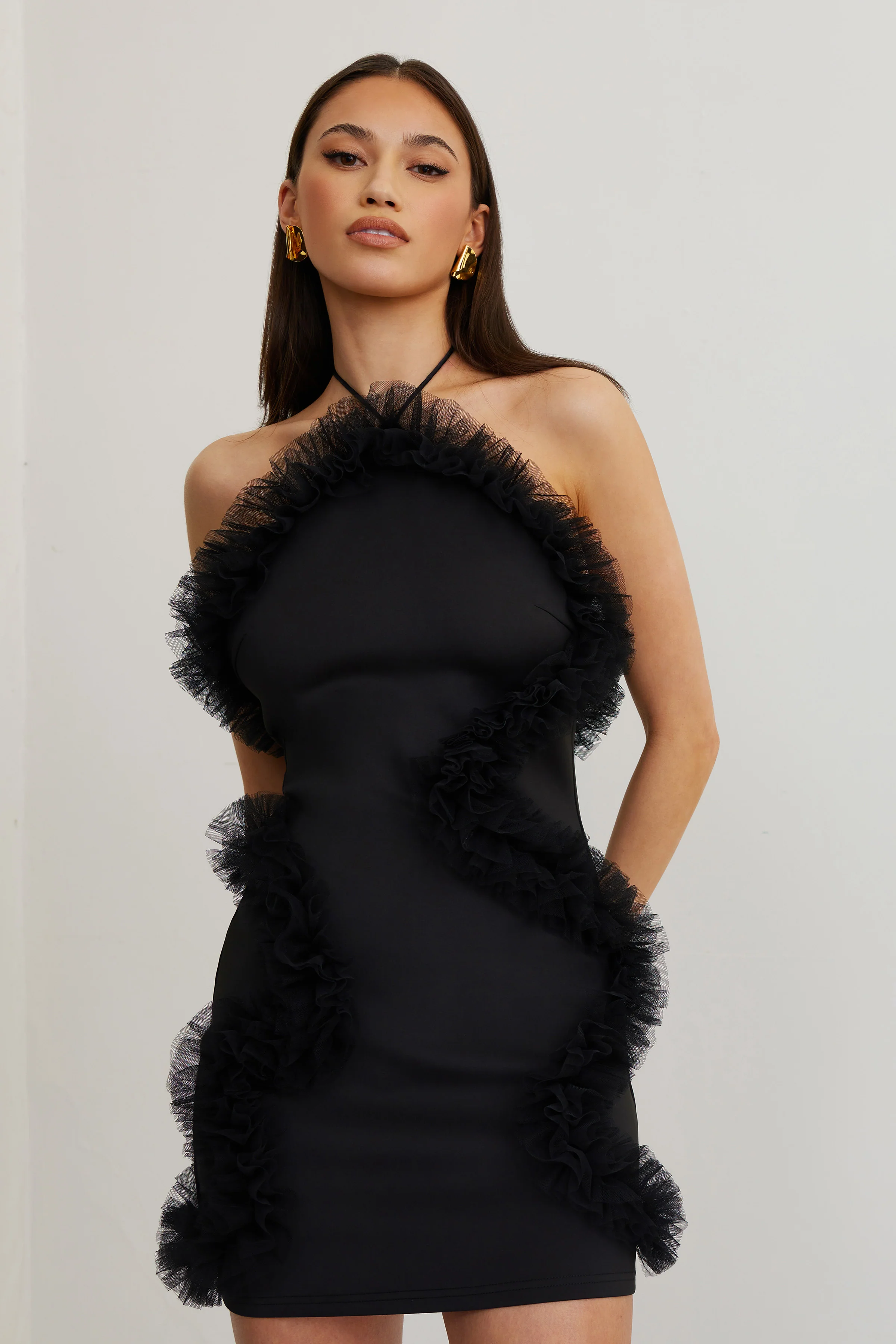 Jewel Dress - Black - Poueer