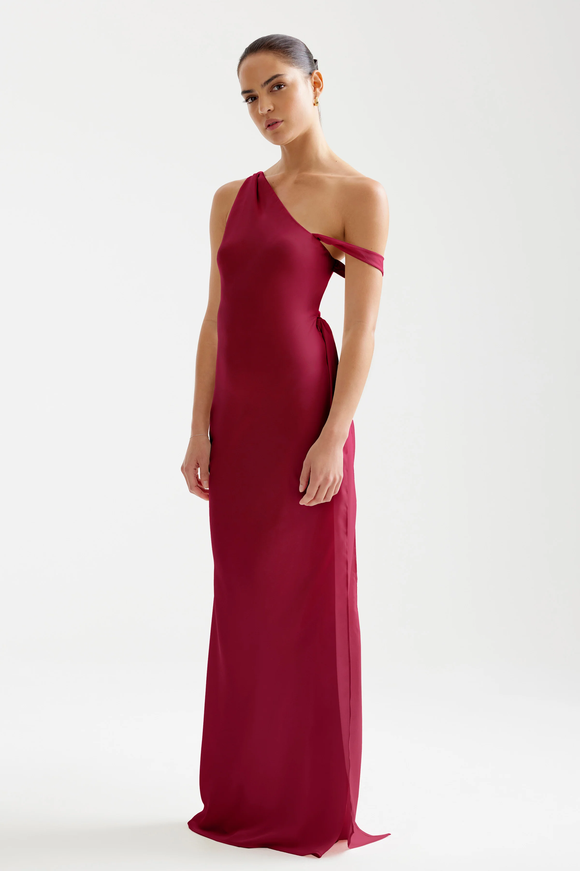 Ara Dress - Wine - Poueer