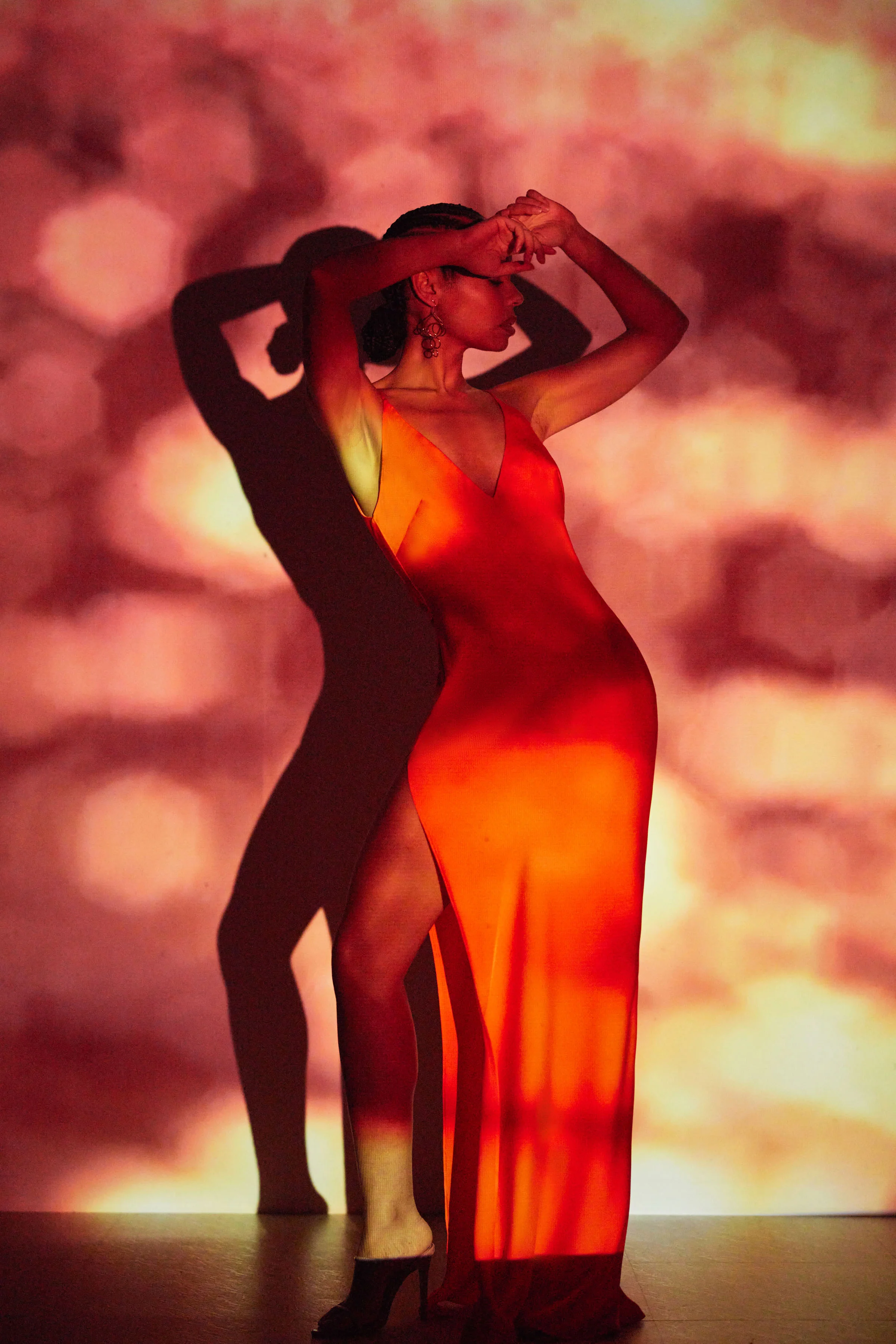 Gaia Dress - Tangelo - Poueer