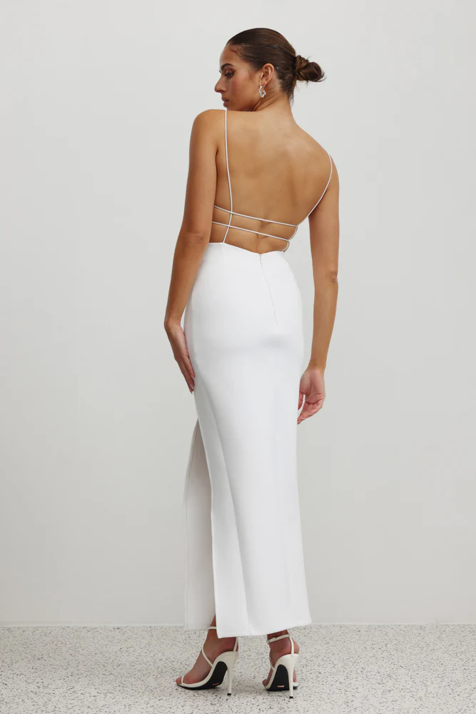 Neptune Dress - White - Poueer