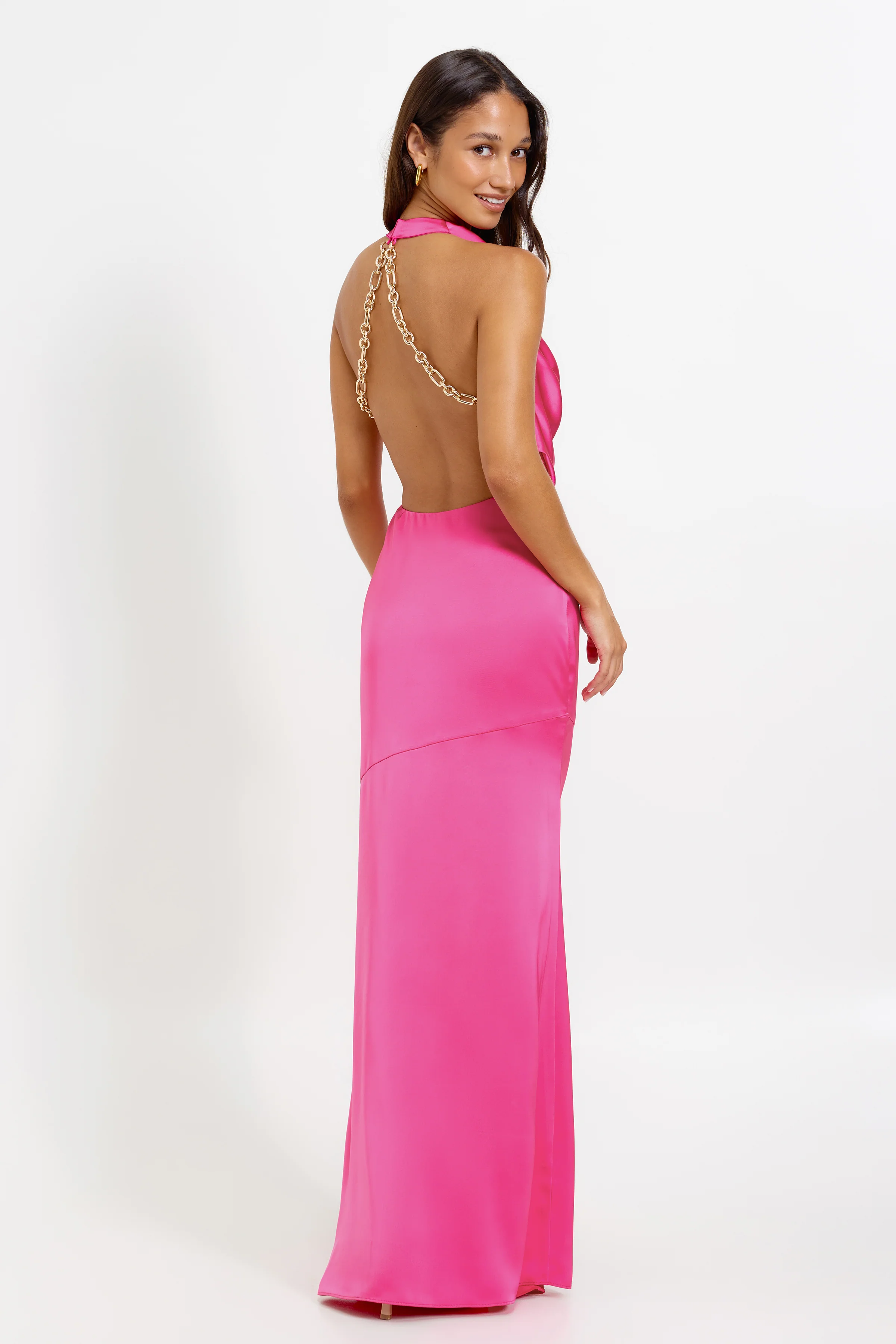 Silvana Dress - Hot Pink - Poueer