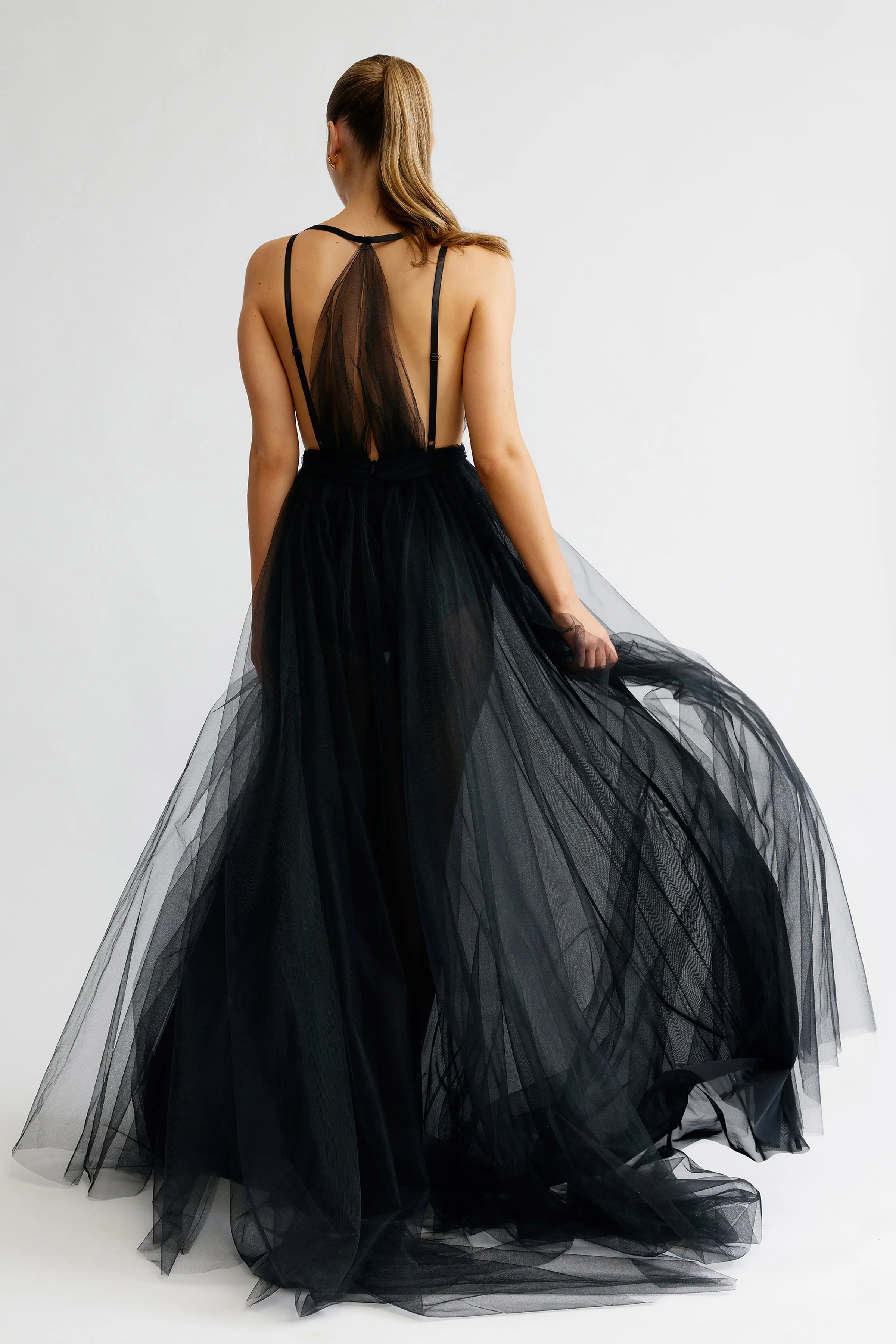 Cynthia Dress - Black - Poueer