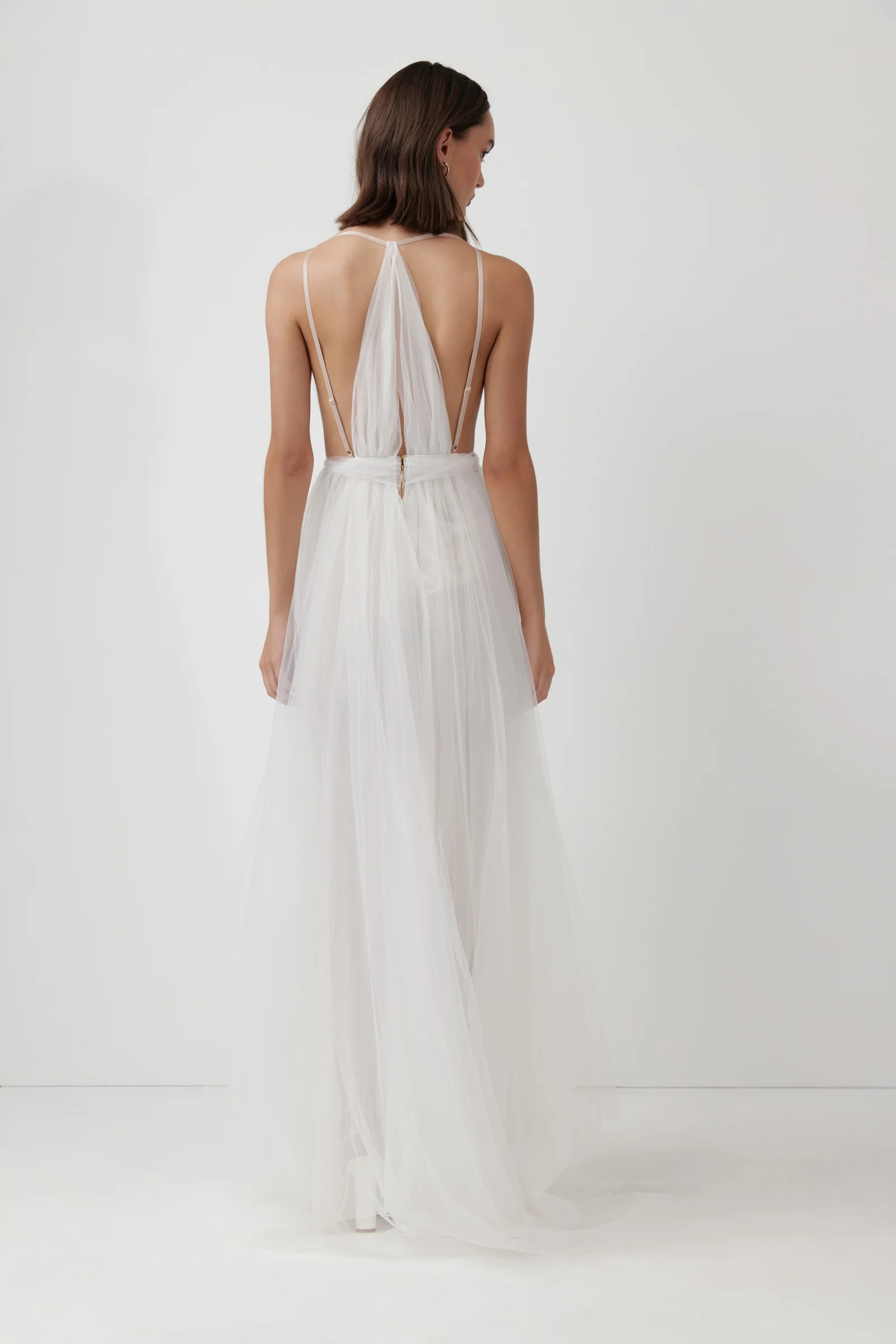 Cynthia Dress - White - Poueer