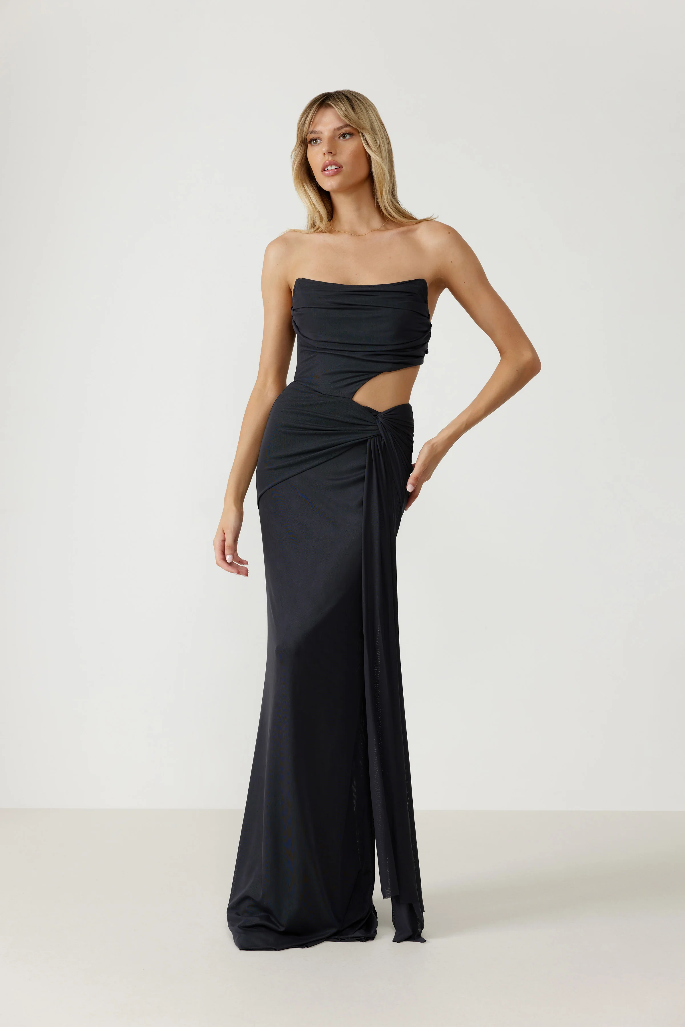 Fleur Dress - Charcoal - Poueer