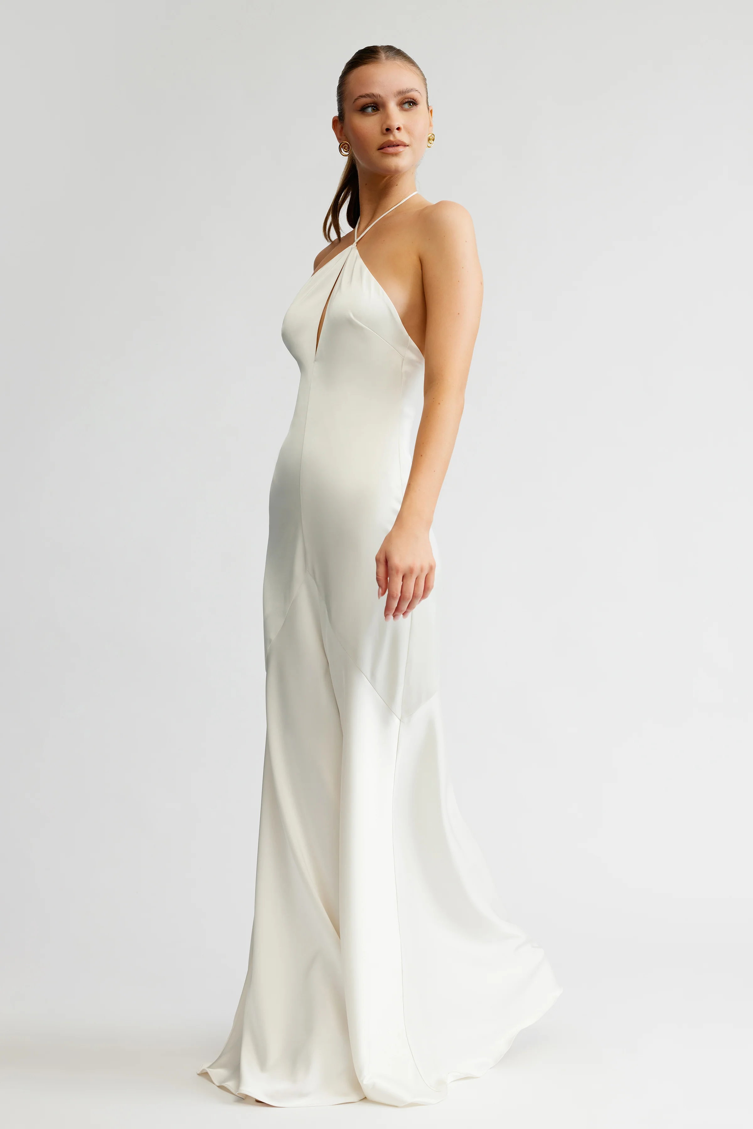 Maia Dress - Oyster - Poueer