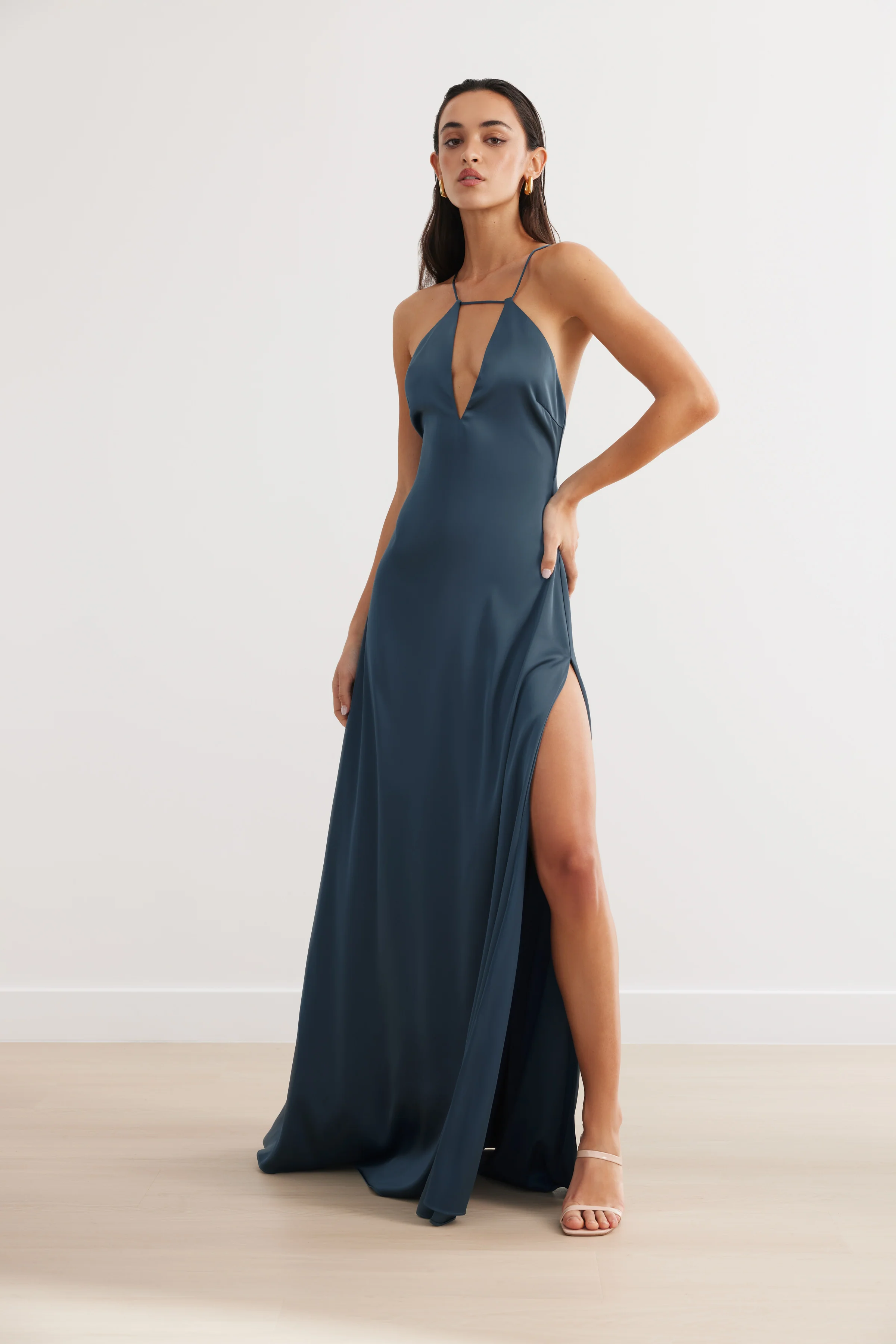 Bali Dress - Steel Blue - Poueer