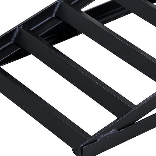2 Pack Hydraulic Car Ramps 5T 11000lbs Low Profile Car Lift Service Ramps Truck Trailer Garage,Height Hydraulic Vehicle Ramps, Lift Height 9.8-15 Inches -Black - Poueer
