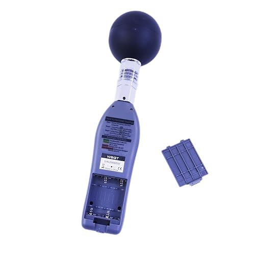AZ87786 Handheld WBGT Data Logger Wet Bulb Globe Temperature Meter WBGT Meter with Data Logger - Poueer