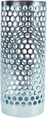 Steel 3' NPSH Thin Barrel Suction Strainer - Poueer