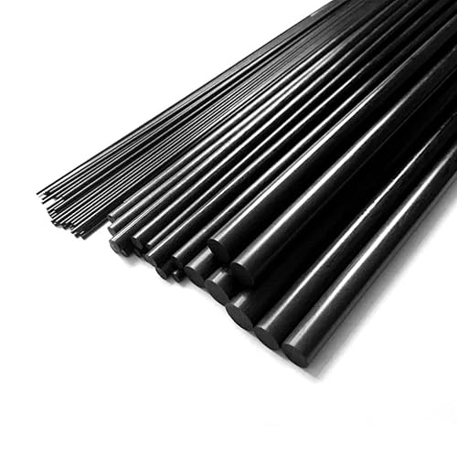 5pcs 1000mm Solid Carbon Fiber Rods Diameter 1mm 1.5mm 2mm 3mm 4mm 5mm 6mm 7mm 8mm 9mm 10mm RC Aircraft Kite Matte Carbon Rods Carbon Fiber Rods(3.0x1000mm) - Poueer