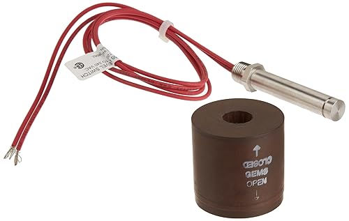 Gems Sensors 01907 Buna N Float Large Single Point Level Switch with 316 Stainless Steel Stem and Mounting, 1-7/8' Diameter, 1/4' NPT Male, 1-3/16' Actuation Level, 20VA, SPST/Normally Open - Poueer