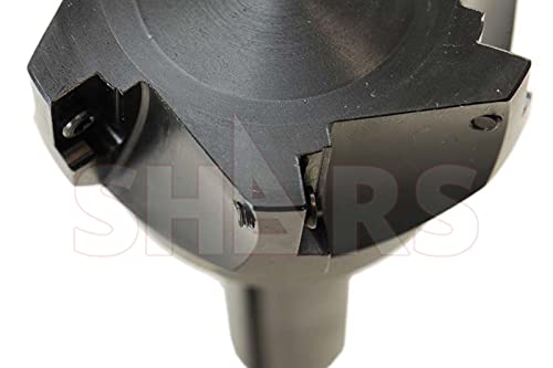 Shars 3' 90 Degree R8 Shank Indexable End Mills APKT1604 Carbide Insert 404-6978 P[ - Poueer