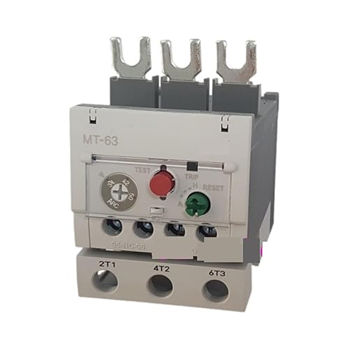 Thermal Overload Relay MT-63/3H (MT-63) 12-18A 16-22A 18-25A 24-36A 28-40A 34-50A 45-65A (Size : MT-63 3H (16-22A)) - Poueer