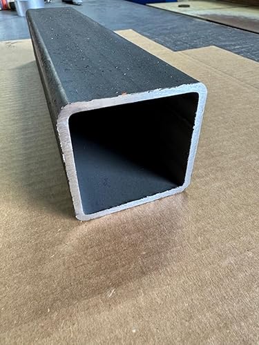 3/16'' x 2.5'' x 2.5'' x 30'' Mild Steel Square Tube A500/A513 Hot Rolled, Gray, 3/16X2.5X2.5X30 - Poueer