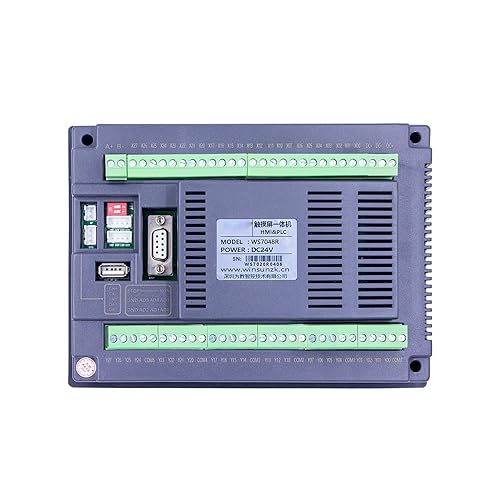SEEKU 24 in 24 Digits Out 7 inch HMI PLC All in One Touch Screen with PLC Integrated Panel 0-10V 4-20MA Analog MODBUS (Relay Output) - Poueer
