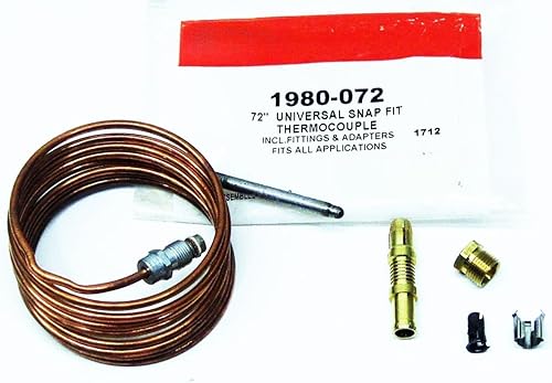 for Robertshaw 72'' Universal for Snap for Fit Thermocouple 1980-072 - Poueer