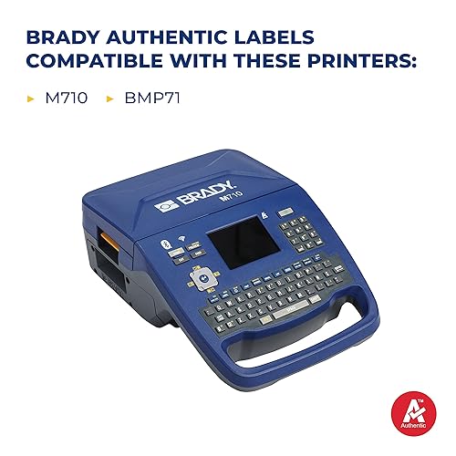 Brady Harsh Environment Multi-Purpose Polyester Labels for M710 and BMP71 Printers - 1' x 1.5'. M7-31-423 - Poueer