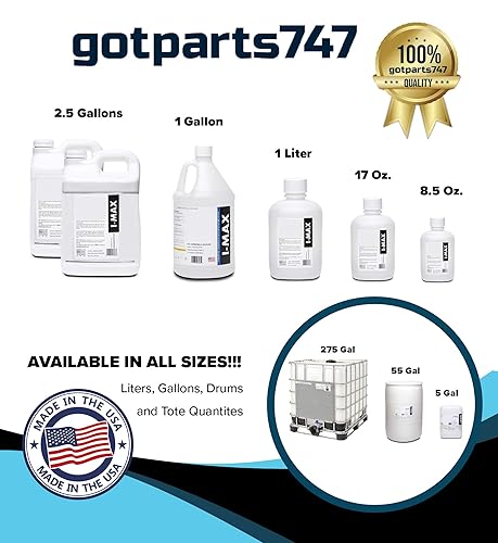 Isopropyl Alcohol 70% - 16 x 1000 ml (More Than 4 Gallons) USP Grade IPA 70 Percent - Made in The USA - Poueer