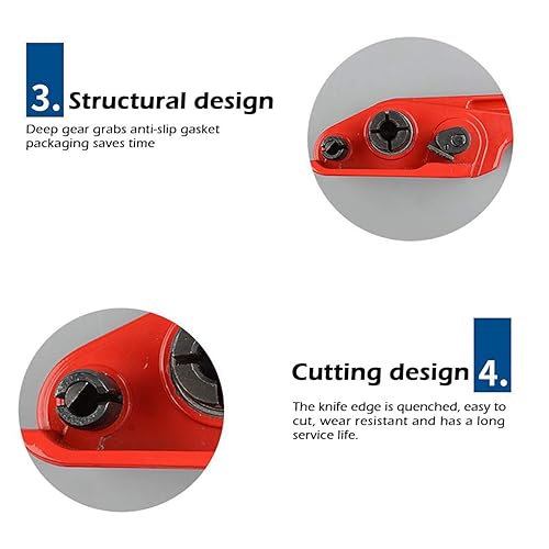 MYFAMIREA Heavy Duty Banding Strapping Kit with Tensioner Tool, 1/2' x 3500FT Polypropylene Plastic Packaging Strapping, 300 Metal Seals, Sealer Tool for Pallets, Logistics, Warehouse (Red) - Poueer