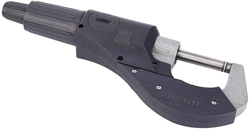 Digital Micrometer 0.00005'/0.001mm Outside Micrometer Caliper Gauge Electronic Digimatic Micrometer Thickness Measuring Resolution Thickness Gauge with Protective Case(0-25mm) - Poueer