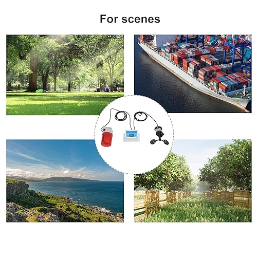 Tower Crane Anemometer Wind Speed Measurement Instrument 240V Gauges Suitable for Crane - Poueer