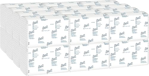Kleenex 04442 Slimfold Paper Towels, 7 1/2 x 11 3/5, White, 90/Pack, 24 Packs/Carton - Poueer