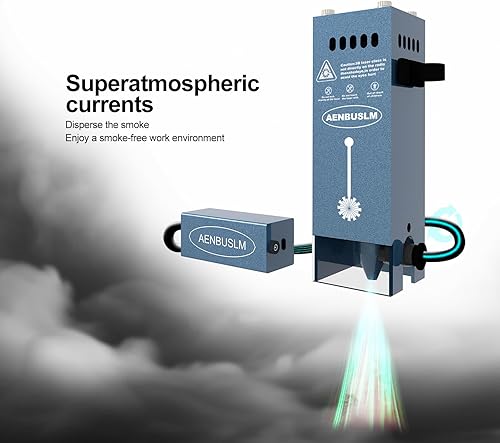 AENBUSLM 20W Laser Engraver Module,10000mW Output Power,Built-in Air Assist,Fixed-Focus,Double Ultra-Fine Compressed Spot CNC Carving DIY Laser Masterfor Laser Engraver Machine - Laser Class:lV - Poueer