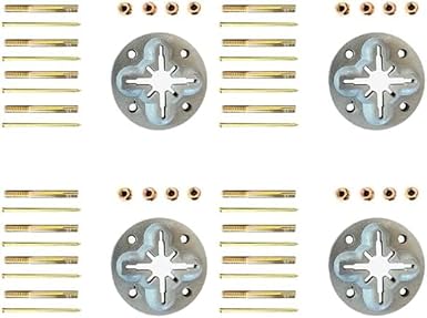 Lot 2 Auto Body Floor Anchor Pot Set DIY 10 Ton Hold Chain Slots In Ground Slot (2) - Poueer