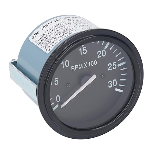 Engine Tachometer 3031734 Digital Timer0 Instrument Box Pressure Gauge Generator Set Instrument Box 0 3000Rpm 10 32Vdc Tachometer Tachometers - Poueer