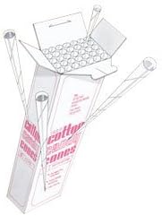 Plain Cotton Candy Cones (4,000 Count) - Poueer